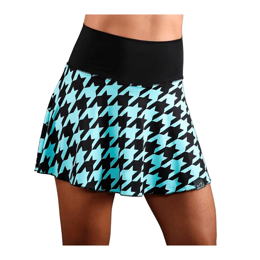 Юбка Endless Lux II Houndstooth Aqua