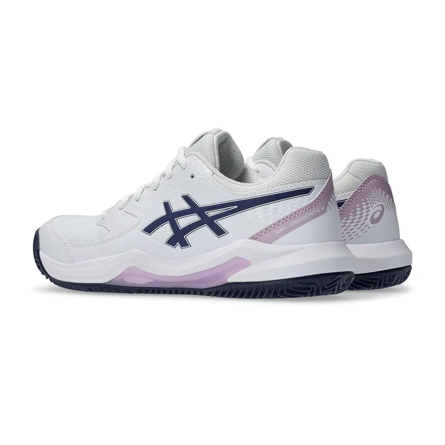 Теннисные кроссовки Asics Gel-Dedicate 8 Clay White/Indigo Fog