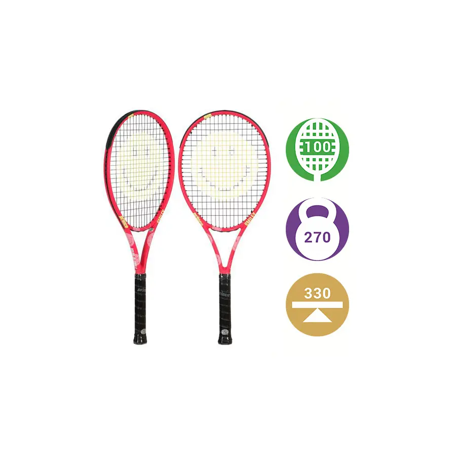 Теннисная ракетка Prince Beast Power 270 грамм Smiley Edition Pink