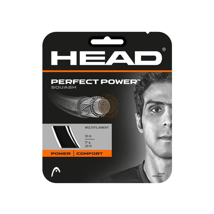Струна для сквоша Head Perfect Power Black 1.20 10 метров