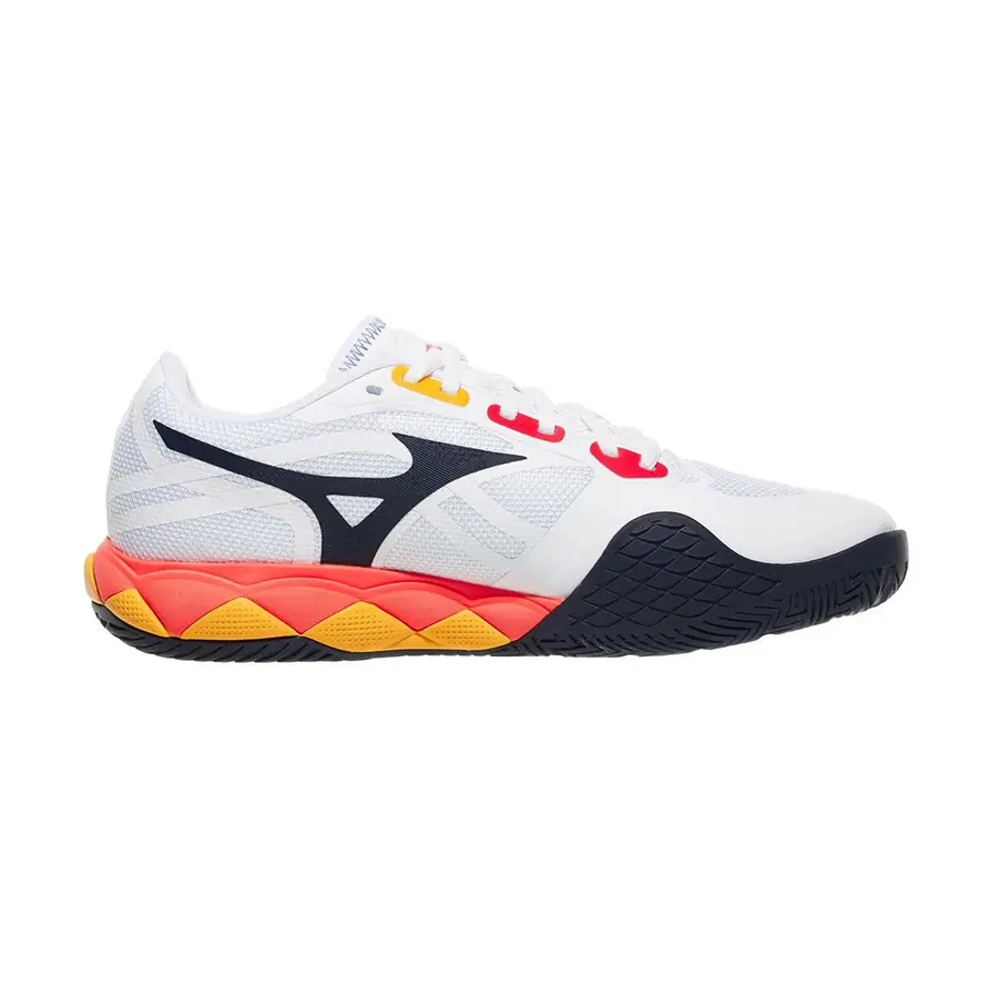 Теннисные кроссовки Mizuno Wave Enforce Tour 2 AC White/Fiery Coral