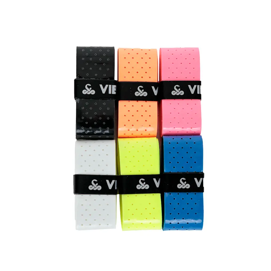 Намотки для падел VIBOR-A Perforaded Assorted 12 штук