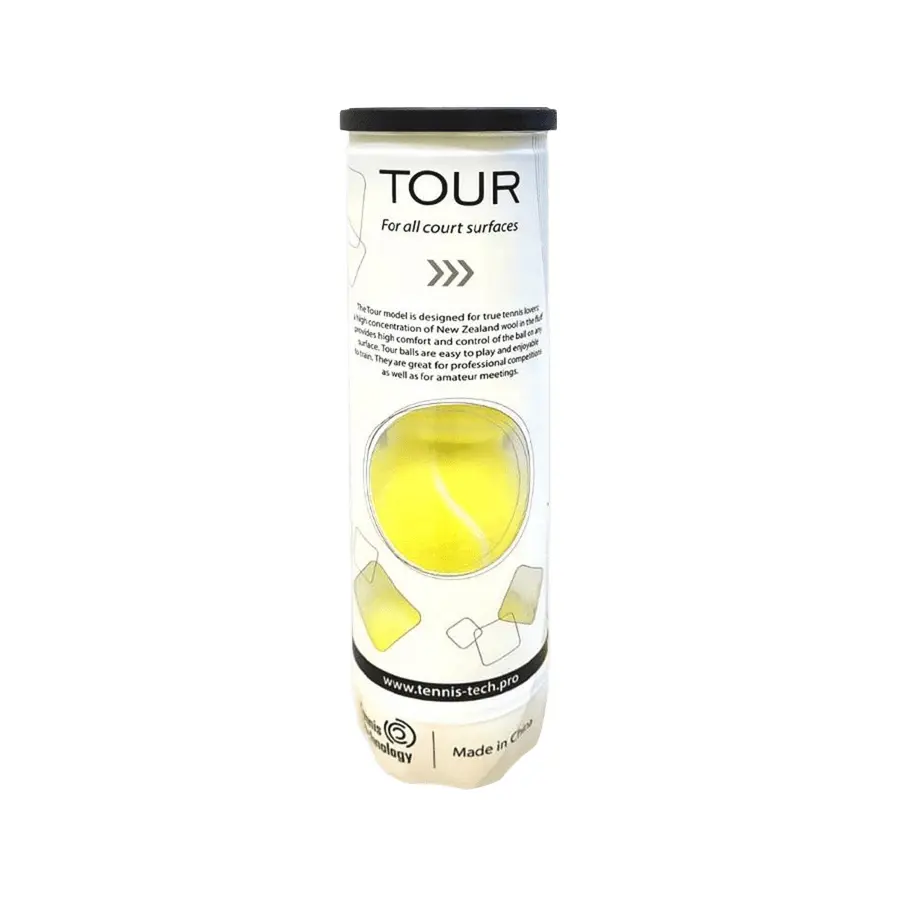 Теннисные мячи Tennis Technology Tour 72 мяча (18 x 4)