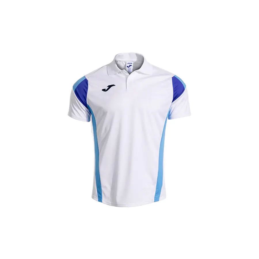 Футболка-поло Joma Montreal White/Sky Blue
