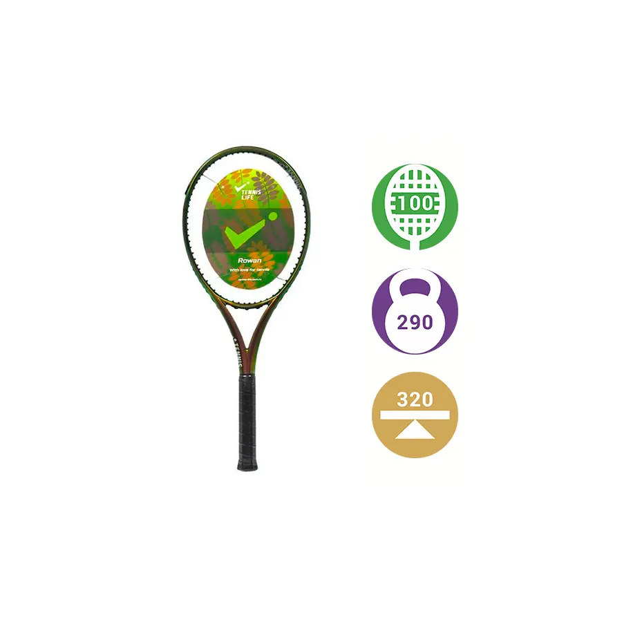 Теннисная ракетка Tennis Life Green Rowan (290 грамм)