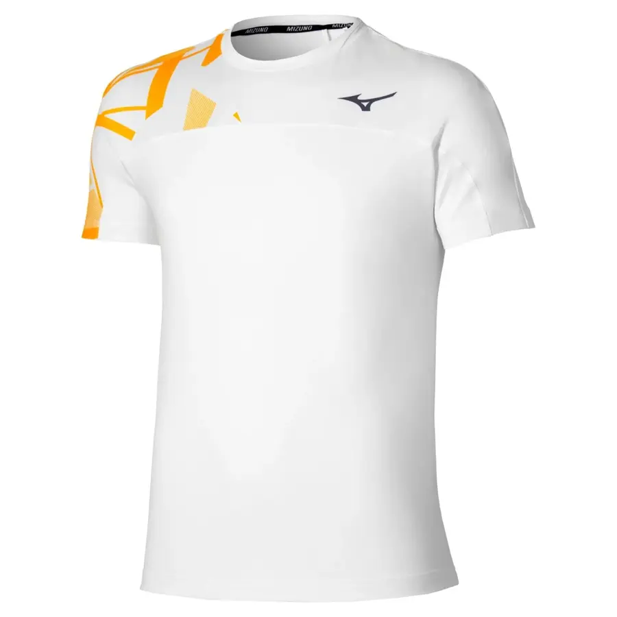 Футболка Mizuno Daybreakers Shadow White/Citrus