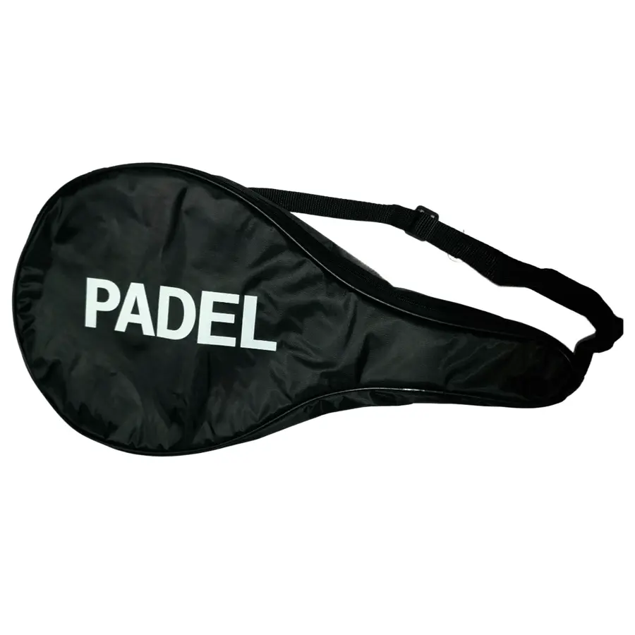 Одинарный чехол для падел ракетки Padel Black/White