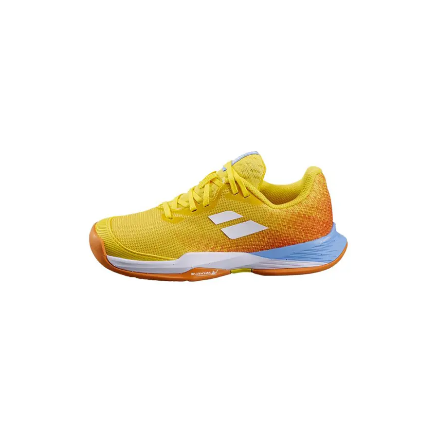 Детские теннисные кроссовки Babolat Jet Mach 3 All Court Yellow