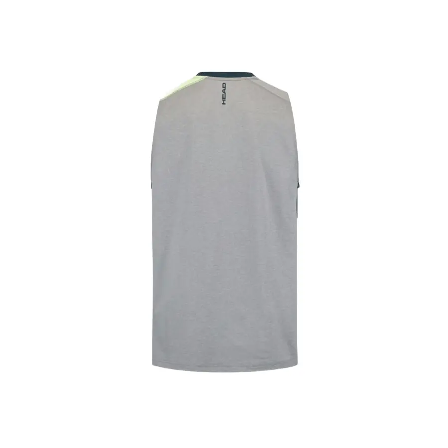 Майка Head Padel Tank Grey/Lime