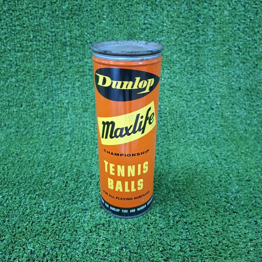 Винтажная банка из под мячей Dunlop Maxlife
