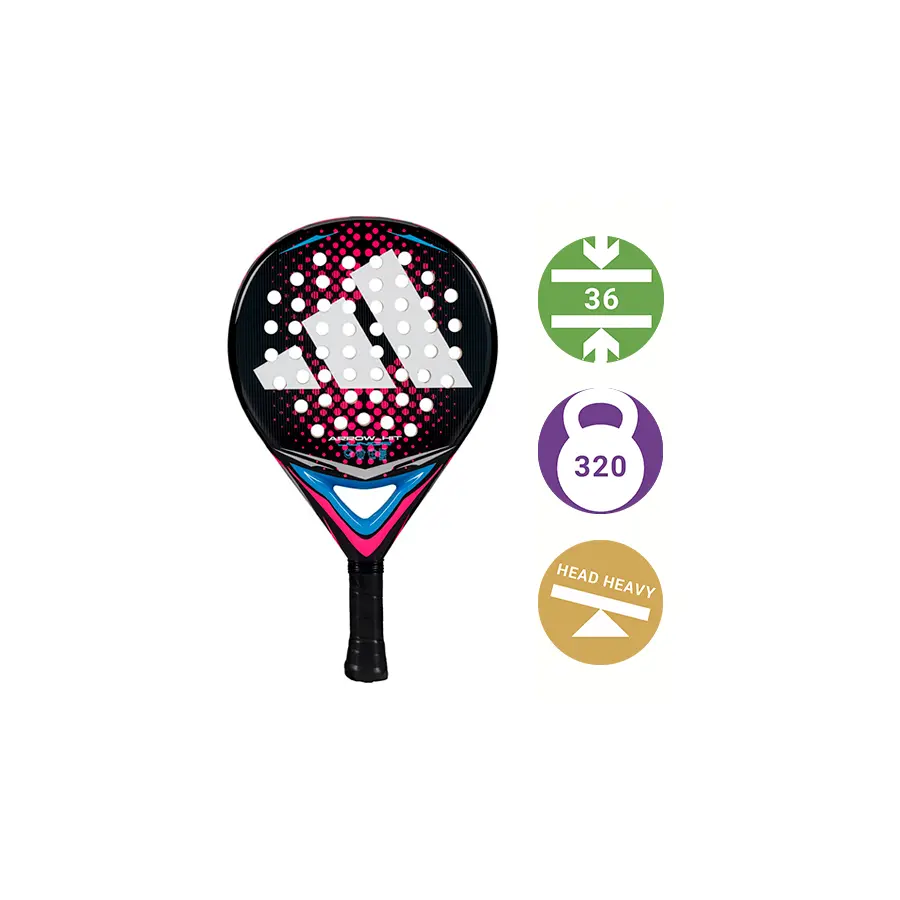 Ракетка для падел Adidas Arrow Hit Junior 3.5 Black/Pink (2026)