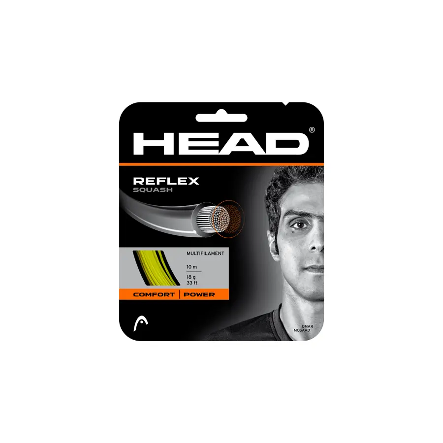 Струна для сквоша Head Reflex Yellow 1.10 10 метров