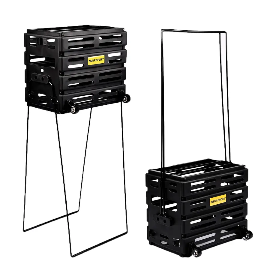Корзина с колесами Neva Sport Black 80 мячей