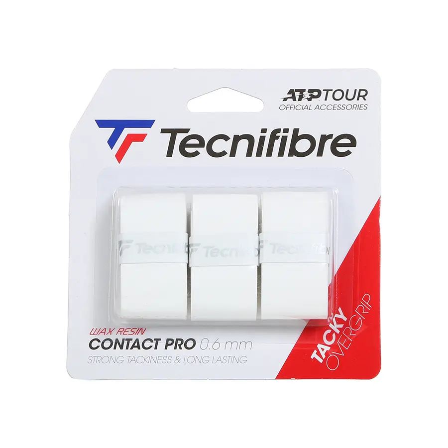 Намотка Tecnifibre Pro Contact White 3 штуки