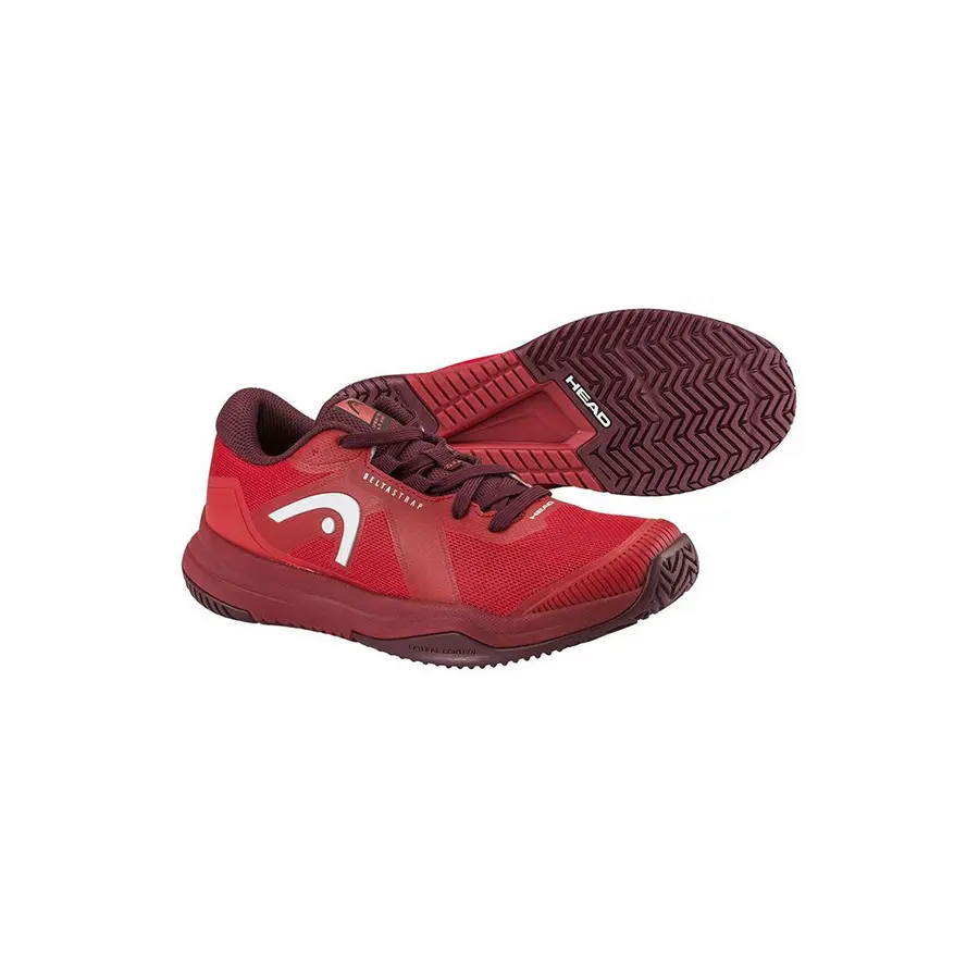Детские теннисные кроссовки Head Sprint Pro 4.0 Dark Red