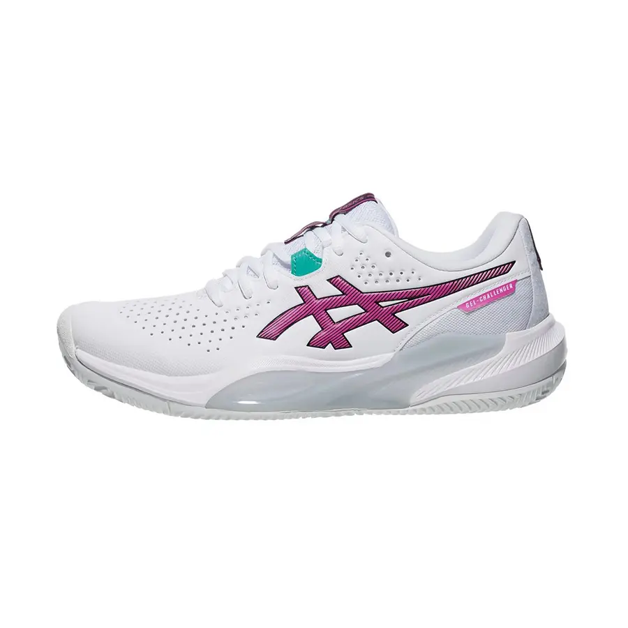 Теннисные кроссовки Asics Gel-Challenger 15 Clay White/Digital Sakura