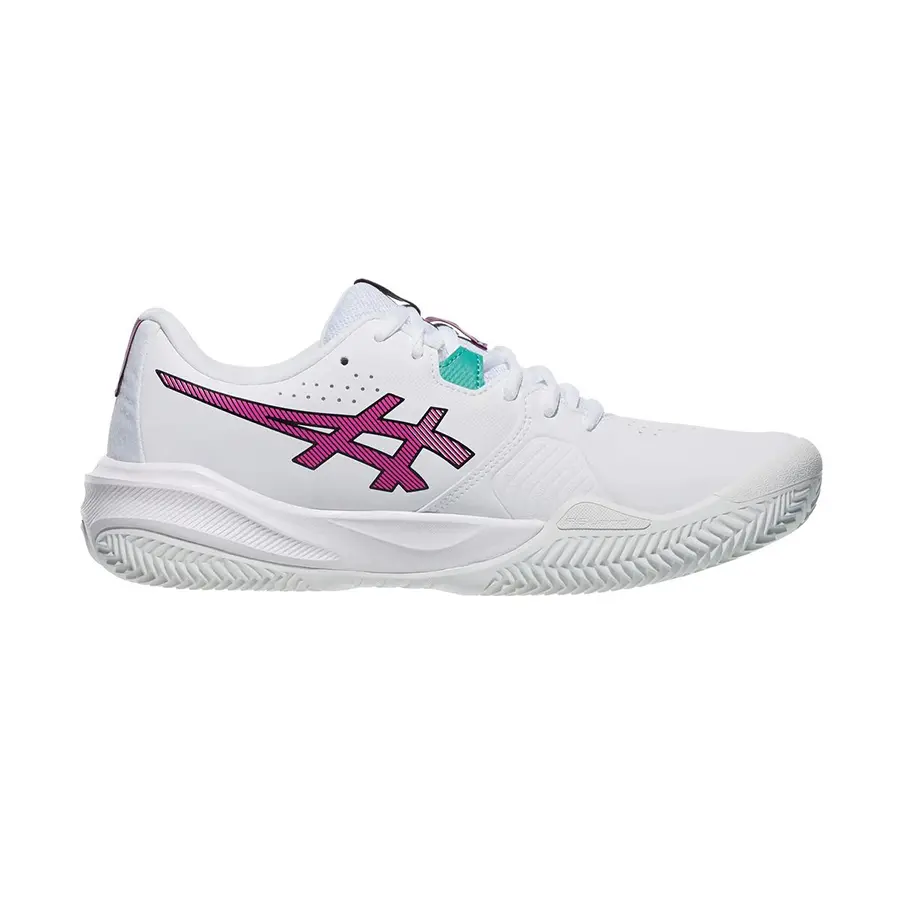 Теннисные кроссовки Asics Gel-Challenger 15 Clay White/Digital Sakura