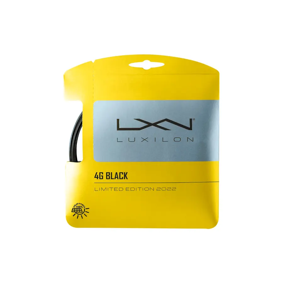 Теннисная струна Luxilon 4G Black 1.25 12 метров