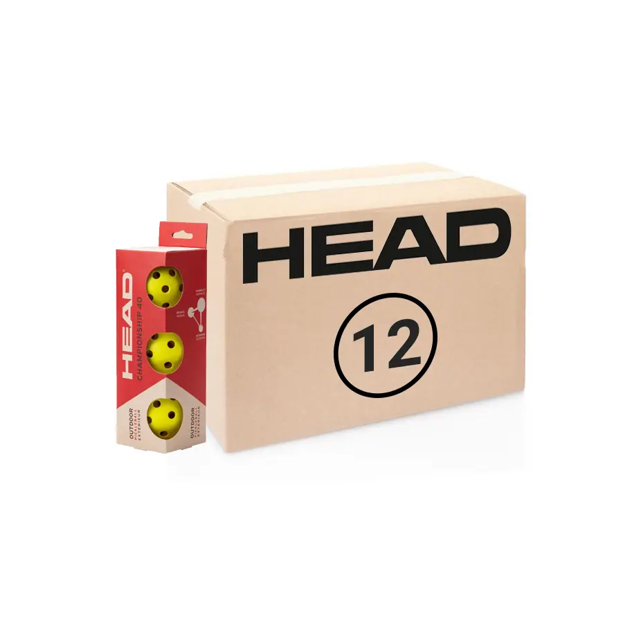 Мячи для пиклбола Head Championship 40 36 мячей (12 х 3)