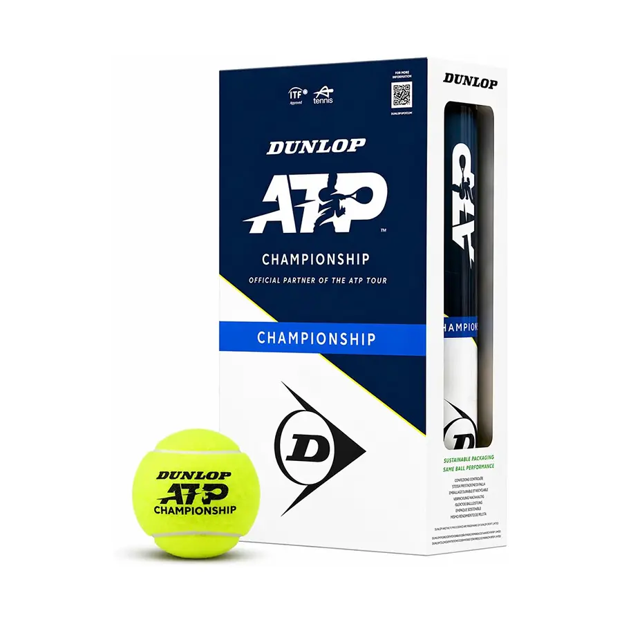 Теннисные мячи Dunlop ATP Championship 8 мячей 2 (2 х 4)