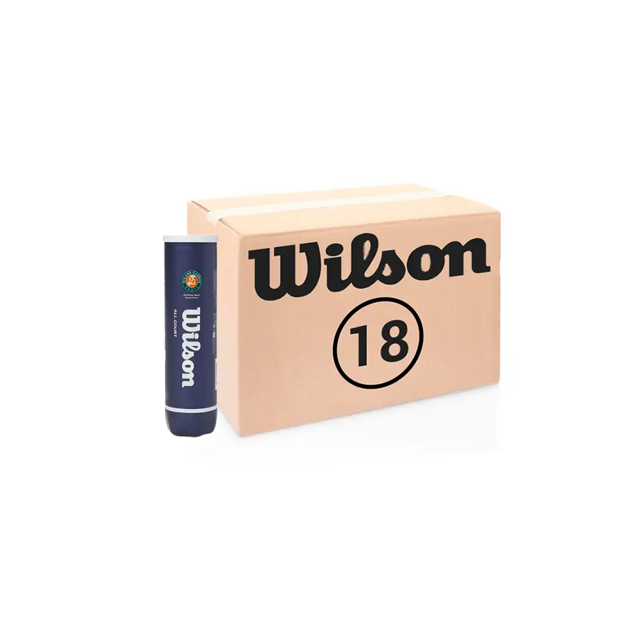 Теннисные мячи Wilson Roland Garros All Court 72 мяча (18 x 4)
