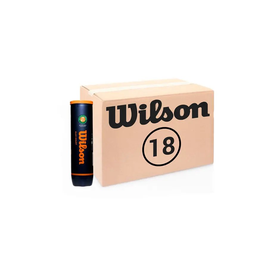 Теннисные мячи Wilson Roland Garros Clay Court 72 мяча (18 x 4)