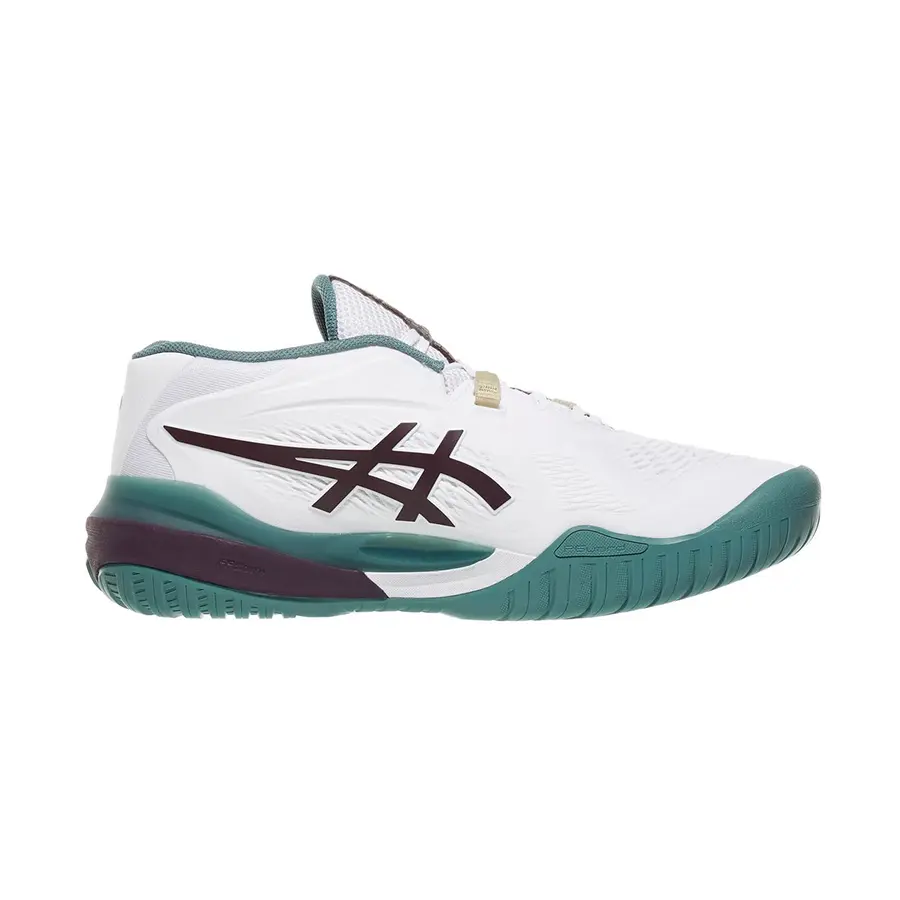 Теннисные кроссовки Asics Gel-Resolution X White/Dark Aubergine