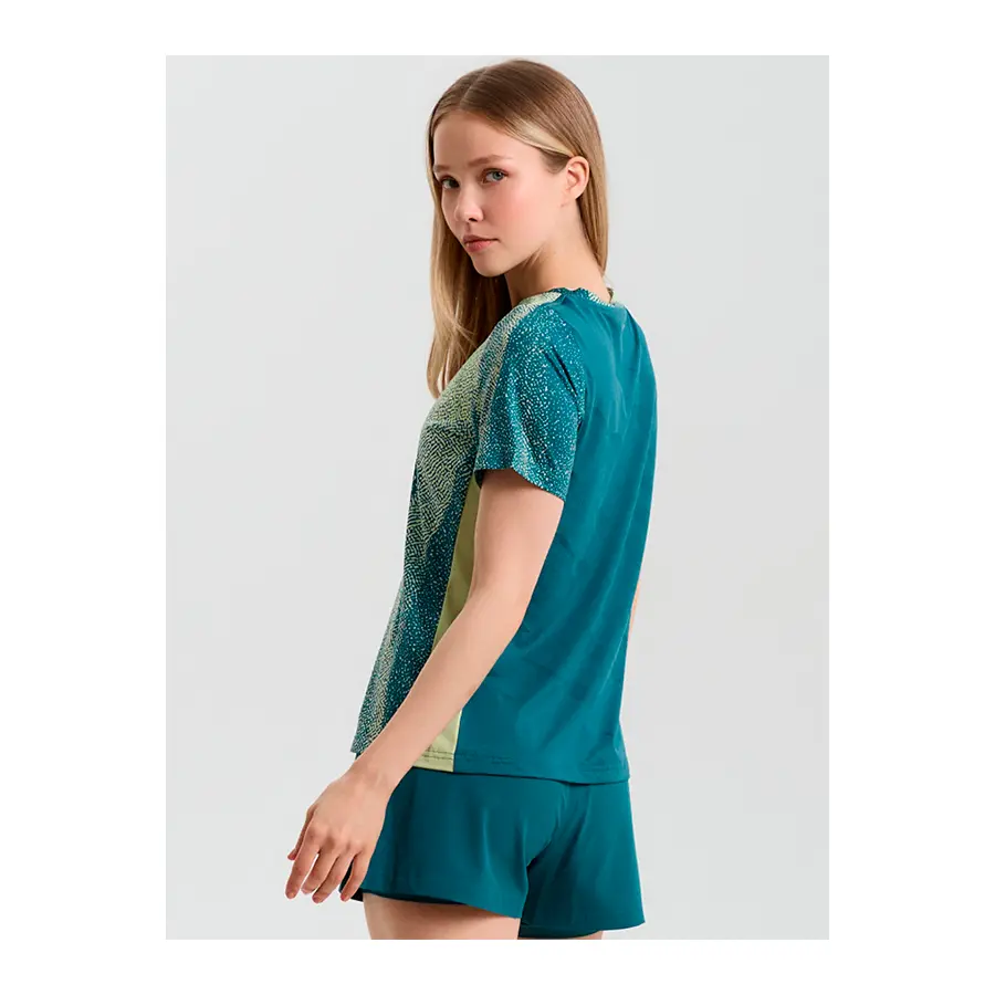 Футболка женская 7/6 Stacy T-shirt Sparkle Hydro Print