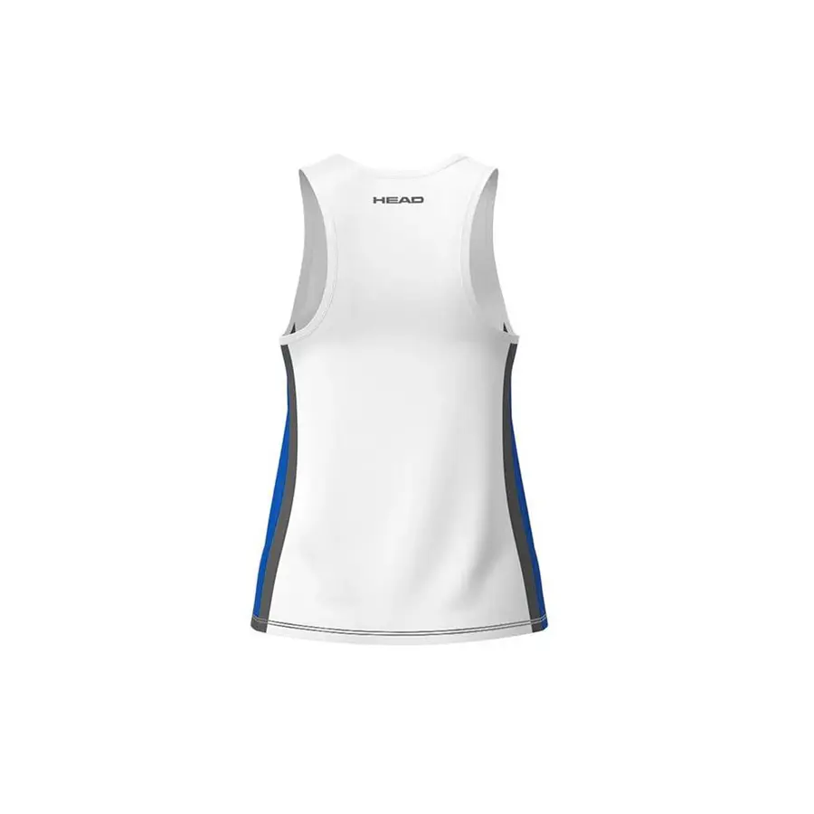 Юниорский топ Head Club 25 Girls Royal/White