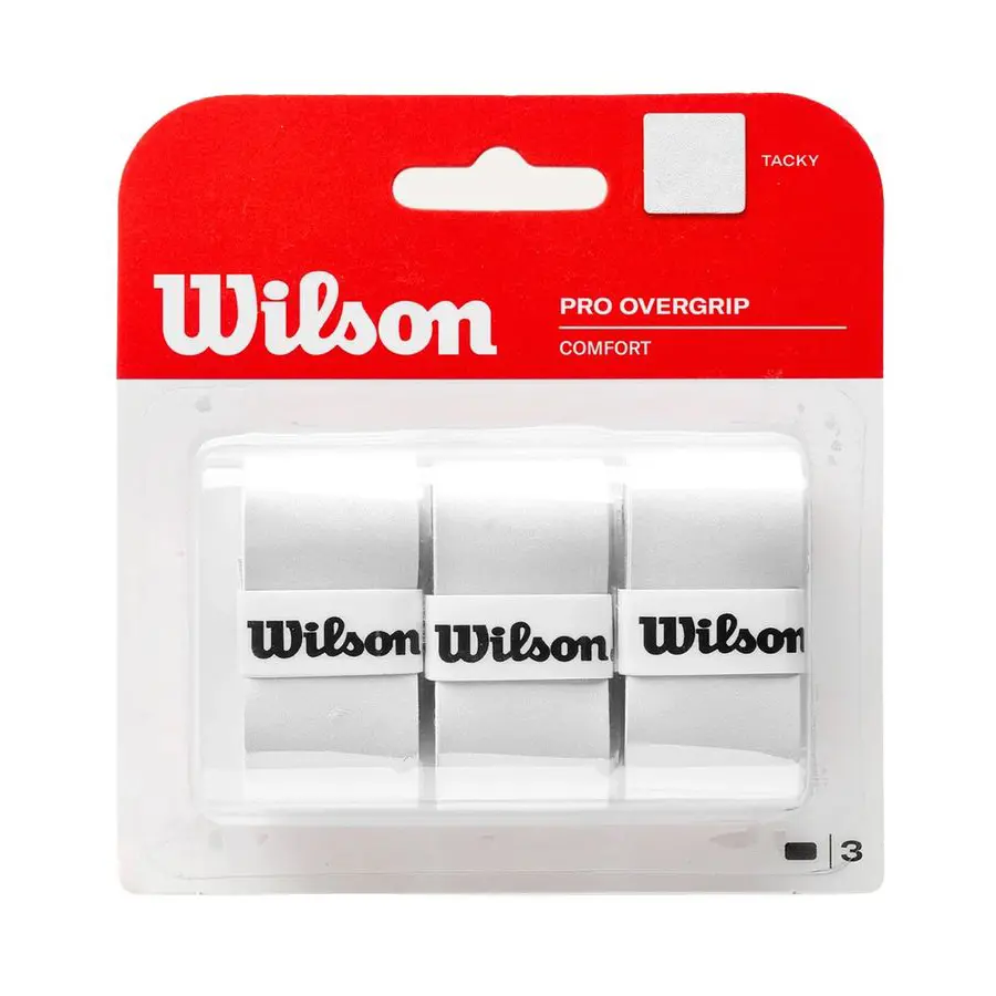 Намотка Wilson Pro Overgrip Comfort White 3 штуки