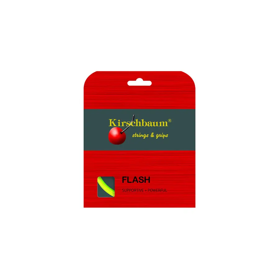 Теннисная струна Kirschbaum Flash Yellow 1.25 12 метров