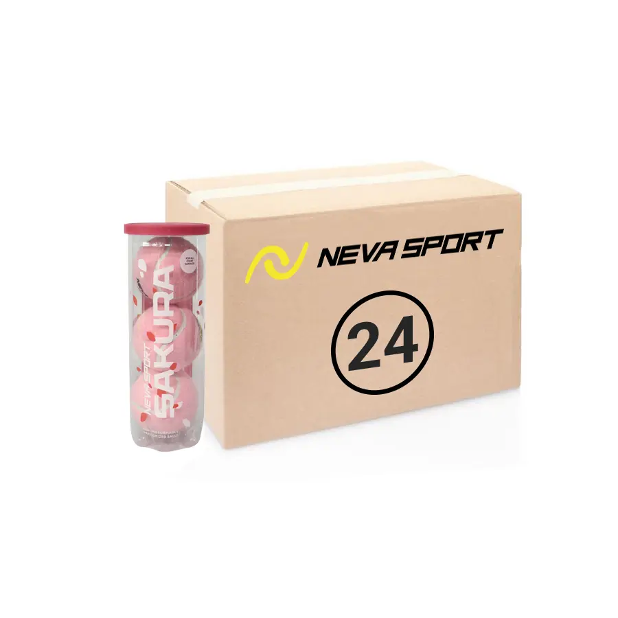 Мячи для падел Neva Sport Sakura 72 мяча (24 х 3)