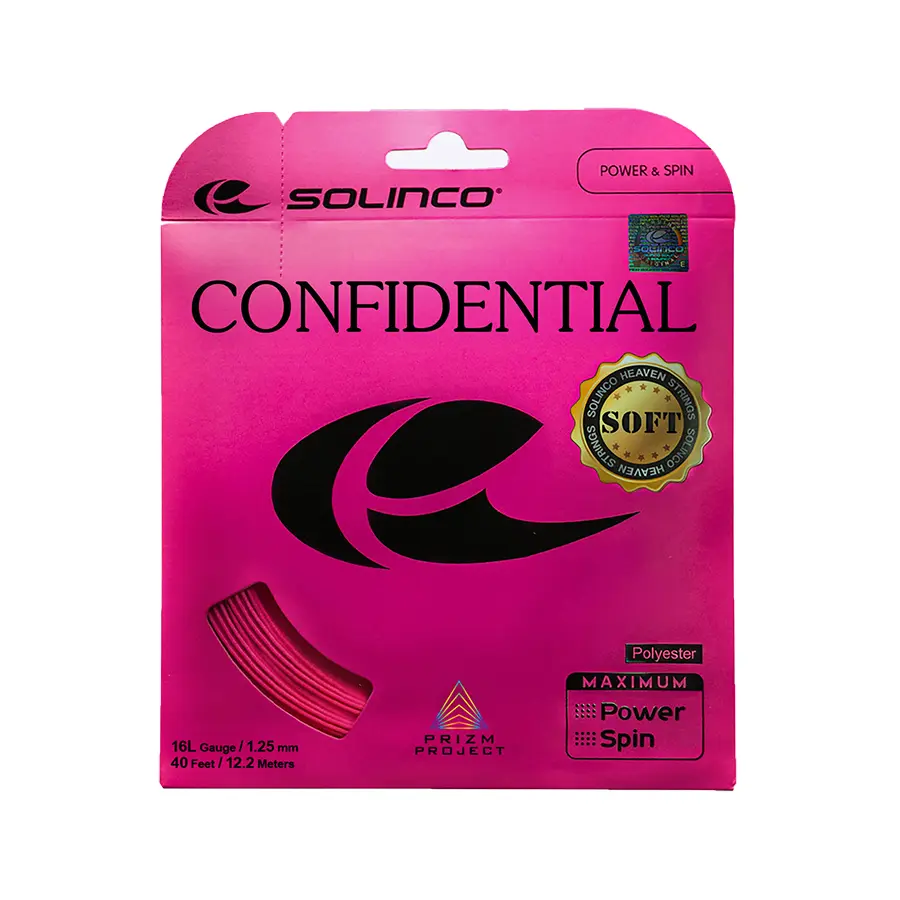 Теннисная струна Solinco Confidential Soft Pink 1.20 12 метров