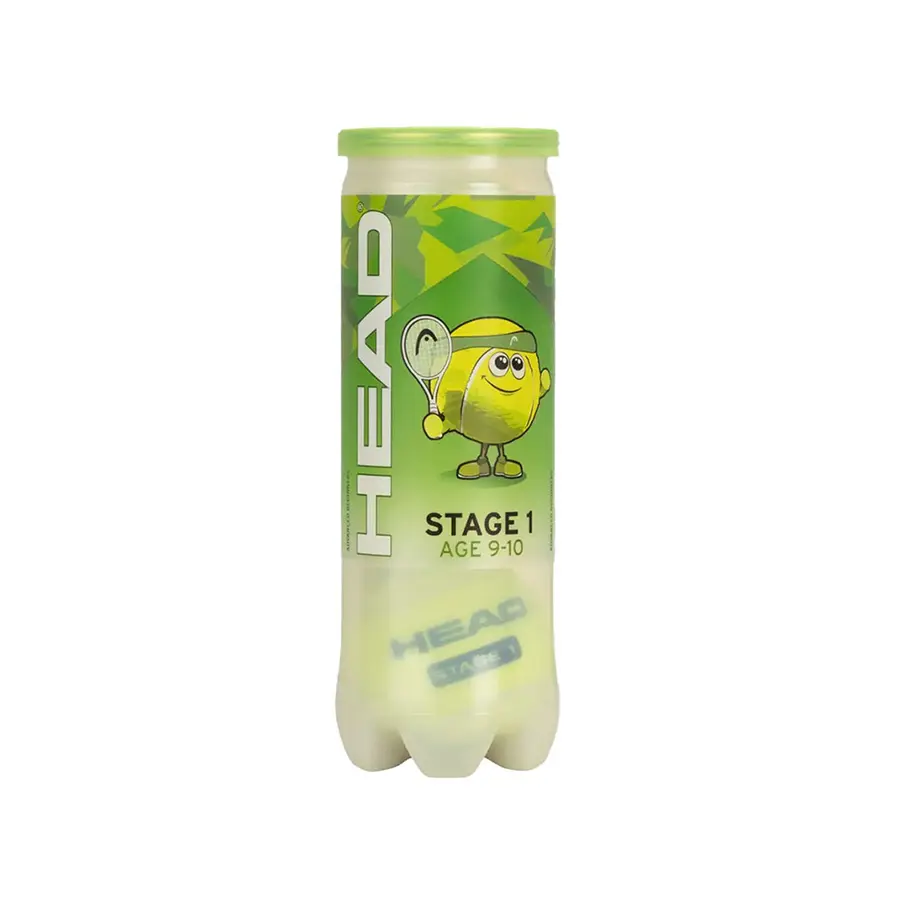 Теннисные мячи Head Stage 1 Green 3 мяча