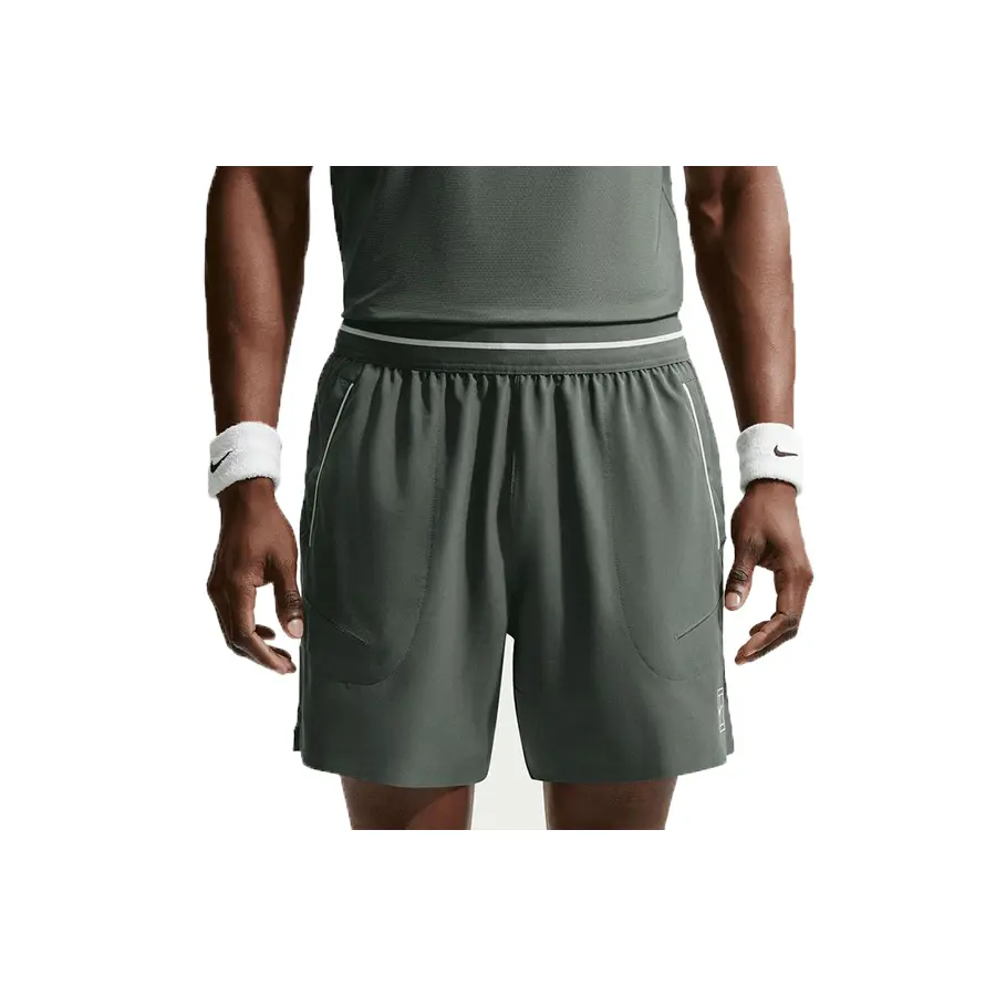 Шорты Nike Court Advantage 6" Camo Green/Cucumber Calm