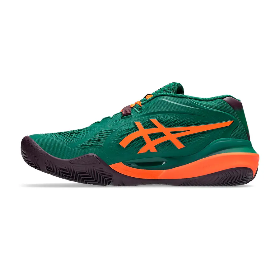 Кроссовки для падел Asics Gel-Resolution X Jewel Green/Energy Orange