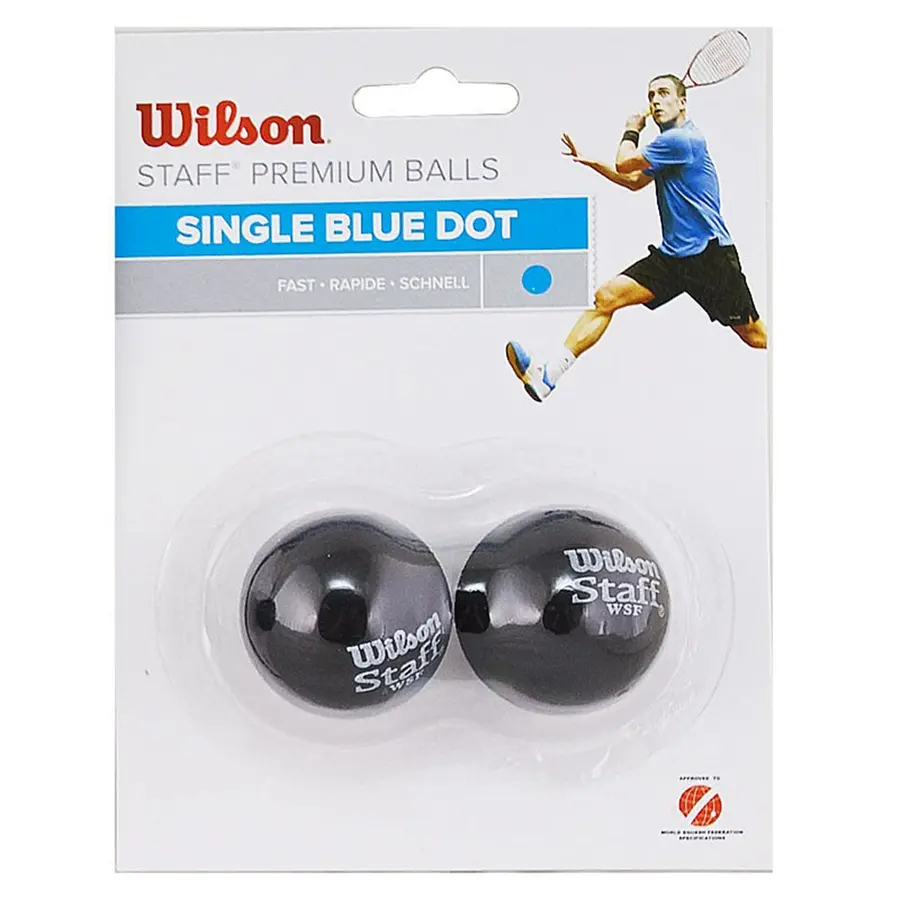 Мячи для сквоша Wilson Staff Squash 1 Blue